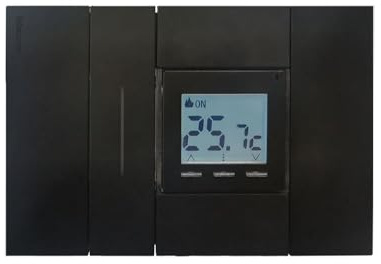 PERRY TERMOSTATO ELETTRONICO 2 Moduli Incasso Electric 1TITE002