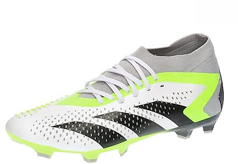 adidas Football Shoes (Firm Ground) Predator Accuracy.2 FG, FTWR White/Core Black/Lucid Lemon, GZ0028, 7