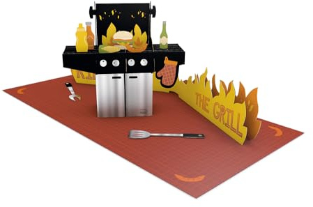 Grafik-Werkstatt |Pretty Pop-Up Karte | dreidimensional | King of the Grill