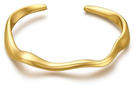 LILIE&WHITE Armband Verstellbares Damen-Armband in Gold – Elegantes Design mit Schiebemechanismus, Stilvoller Armschmuck für Alltag und besondere Anlässe