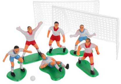 Warmhm Fußball Kuchen Deko Wiederverwendbar Sicher Miniatur Fußballlandschaft Torten Topper Für Kindergeburtstag Fußballparty Lustige Sport Party Dekoration Tragbar Für Fans