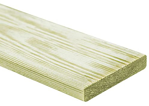 Xichuzi Terrassendielen 12 STK Balkon Bodenbelag, Balkon Möbel, Bodenfliesen, Terrassenplatten, Terrassenbelag, Balkonboden, Terrassenboden, 1,44 m² 1m Imprägniertes Kiefernholz