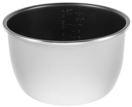 KOCKSHION Cuve Intérieure Antiadhésive Alliage Aluminium pour Cuiseur Riz Insert De Remplacement Capacité Familiale Et Facile à Nettoyer