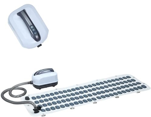 ZephyrGlow Luftsprudelbad mit 6 Intensitätsstufen, Whirlpoolmatte für Badewanne, Spa-Erlebnis zu Hause, Wellness-Massagegerät,124cm