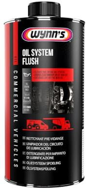 Wynn's Commercial Vehicle Oil System Flush - Deep Engine Cleaner - Removes Sludge & Deposits - Turbo Safe - For All Engine Types - Synthetic & Mineral Oil Compatible - 1L