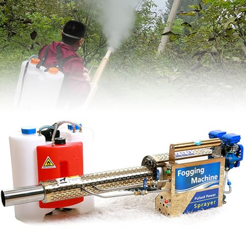 Machine à brumiser thermique, capacité de 15 L avec 30–50 m de fumée et 8–10 m de portée de brumisation, idéale pour l'entretien des plantes, le jardinage et l'utilisation en extérieur des terres