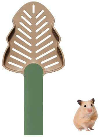 DONGKER Hamster Sand Bath Scoop, Pet Litter Scoops for Chinchilla, Gerbil, Bearded Dragon Small Animal Cage Cleaning
