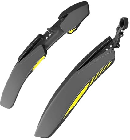 Generisch Fahrrad Schutzblech Set, 24 26 27,5 Zoll Vorder Hinterrad Schutzbleche, Universelle Schnelle Steckschutzblech, Für Mountainbike Renn Citybike