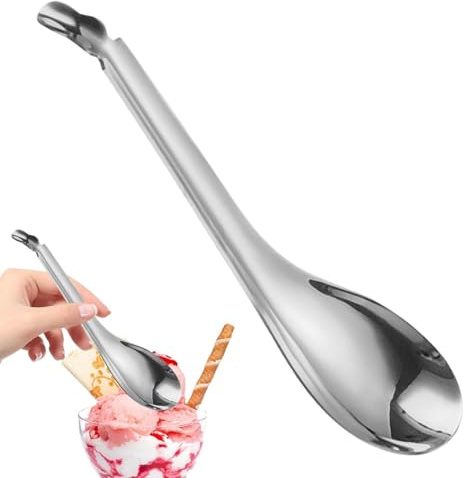 -Cucchiaio - Cucchiaio di perle non reattivo, lussuoso utensili dorati, cazzuola a sfera scanalata, setaccio a maglia fine | Elegante accessorio gourmet per tartine, salse, cucina molecolare