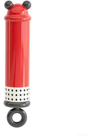 1 rouleau anti-peluches réutilisable et lavable pour vêtements et poils d'animaux, forte puissance collante, léger pour voyage et utilisation à la maison (rouge)