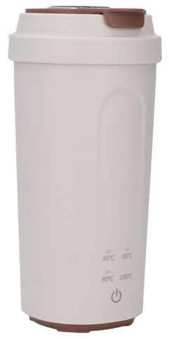 Cocoarm Bollitore Elettrico Portatile, Bollitore Elettrico da Viaggio per tè, Scaldacqua Personale da 500 Ml in Acciaio Inox con Controllo della Temperatura per Latte Artificiale 45℃