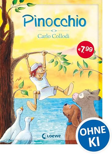 Pinocchio: Der Kinderbuch-Klassiker als farbig illustrierte Nacherzählung - Zum Vorlesen für Kinder ab 5 Jahren