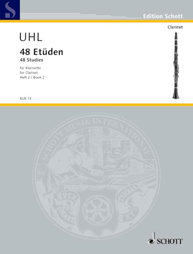 48 Etüden: Band 2. Klarinette. (Edition Schott)