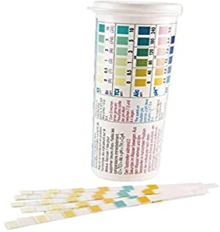 Mareva - Kit Analisi Strisce 6In1 Cloro PH Durezza Acqua Piscine