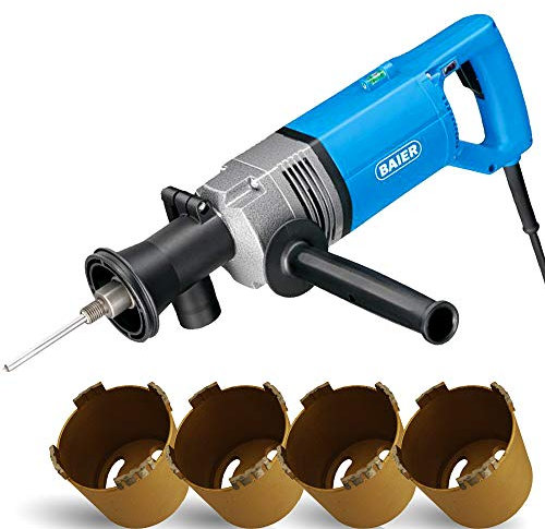 'BAIER BDB 824 diamante secco trapano – incl. 4 diamante della dose senker Gold 