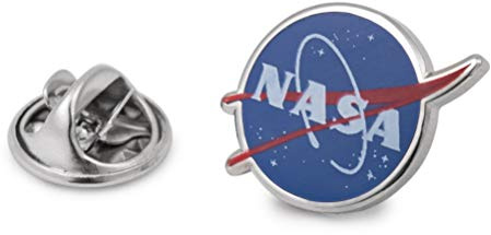 Gemelolandia | Pin de Solapa Esmaltado Duro del Escudo de la NASA 18 mm | Pines Originales Para Regalar | Para las Camisas, la Ropa o para tu Mochila | Detalles Divertidos