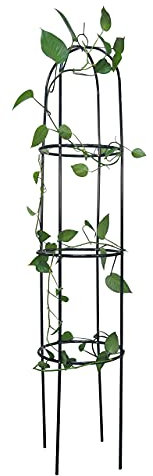 Garden Obelisk Trellis For Climbing Plants Large Plant Support 1.9M Tall Metal Trellis Frame For Plants Flowers Vegetables - Garden Trellis Obelisks For Climbing Plants