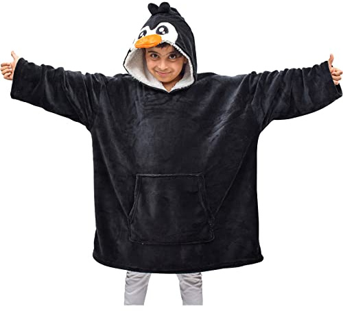 A2Z 4 Kids Girls Boys Oversized - Snuggle 957 Penguin Kids 7-13
