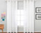 TRAMAS+ Cortinas Visillo Semitransparente para Salón y Dormitorio 140x260 cm, con Ojales, Dormitorio, Infantil, Juvenil y Adulto y Comedor – Blanco