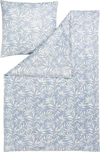 ESTELLA Ateliers Jersey- Bettwäsche-Garnitur Elif Farbe Taube Größe 155x220 + 80x80