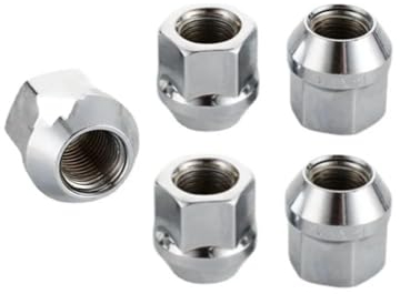 Radschrauben Auto-Radschrauben, Muttern, Stehbolzen, 19 Mm Sechskant, 21 Mm Höhe, Radmuttern, 5 Stück, M14 X 1,5, M14 X 2, M12 X 1,25, M12 X 1,5, 1/2 Zoll-20 Radmuttern Mit Offenem Ende (Size : M12x1