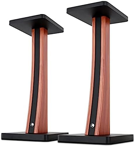 Universal Speaker Stands Wooden Universal Speaker Floor Stands Heavy Duty Speaker Stands Satellite Speakers & Bookshelf Speakers For Surround Sound System