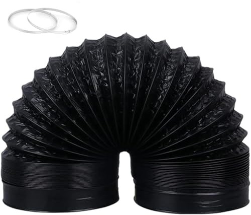 Manguera De Extracción De Aire, Manguera De Ventilación, Tubo Flexible De Aluminio PVC, Aislamiento Térmico Insonorizado, Para Extractor De Aire, Climatización, Secadora (ø 110mm/3m)