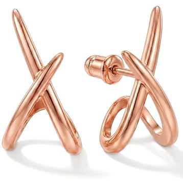 MUMREUES Ohrringe Silber 925 für Damen 14K Vergoldet Kleine Ohrstecker Minimalistische Stecker Gold Ohrstecker Ohr Schmuck Geschenke