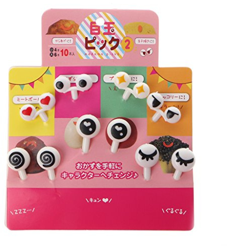 Tenedor De Frutas De Dibujos Animados Ojo Hormiga Palillo De Dientes Vajilla Caja De Almuerzo Decoración 10 Piezas