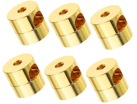Operitacx 6 Piezas Soporte de Cable de Aluminio Sujetacables Multifuncional para Luz de Techo y Eléctricas Conectores de Cuerda Duraderos y Fáciles de Instalar