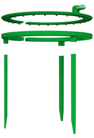 Fogukier Anello a Goccia - Anello di Irrigazione | Strumento Idratante per Cura Piante da Giardino Balcone Interni Esterni Serra Cortile