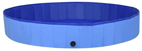 Generico Piscina per Cani Pieghevole Blu 200x30 cm in PVC,Articoli per Animali,Animali Domestici - Articoli,Articoli per cani-92602