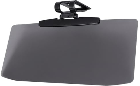 Skdqiee Car Sun Visor Extender, 180° Adjustable Anti-Glare Safe Driving Extension Sun Blocker Sunshade for Driver, Universal Clip-on Car Sunvisor for Dazzle Protection