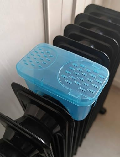 Humidificador de radiador, Tanque de Agua humidificador Lleno de Aceite, humidificador evaporativo, plástico Resistente a Altas temperaturas, Alivia el Aire seco(2PCS)