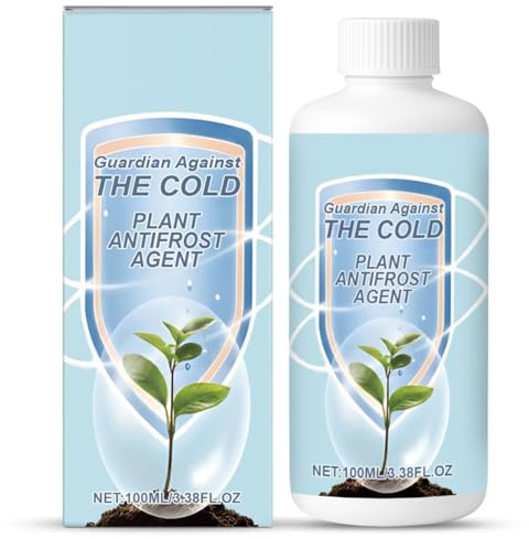 Easy-to-Use Plant Frost Protection Spray, 3.38 fl oz - Easy Dilution, Suitable for All Gardeners, Protects Vegetables and Flowers, Ideal for Balconies and Home Gardens