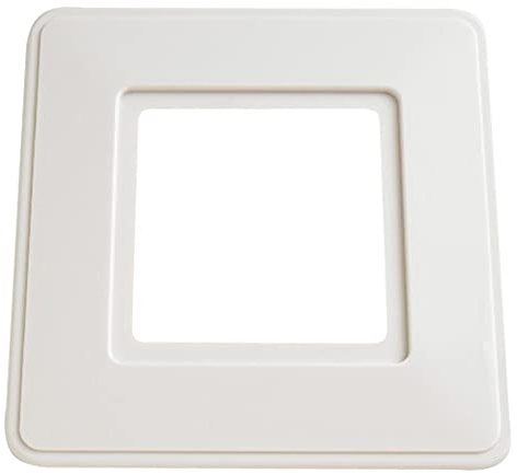 Merriway BH02806 plastbrytarplatta, 150 mm (6 tum) fyrkantig - vit