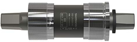 SHIMANO Square Type MTB Bicycle Bottom Bracket - BSA 68MM, Spindle: 110MM - EBBUN300KB10X