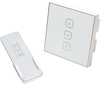 Koncey Automatic Window Opener Accessories, Remote Control and Wall Switch, 100V - 230V to 24V, Motorized Window Vent Opener and Closer, Push Button, Remote, Automatic Operation