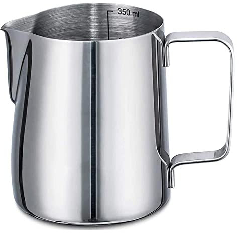 Salsera Leche de espuma de espuma de acero inoxidable Jarra de jarras Espresso Coffee Coffee Milk Cream Frother Pitcher Salsera de aderezo para ensaladas