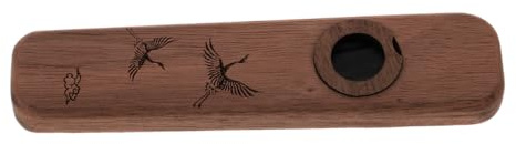 Holz Kazoo 1 Stück, Professionelles Spiel Kazoo für Anfänger | Kompaktes Design, Leicht Spielbar und Tragbar, Geeignet für Partys und Festivals