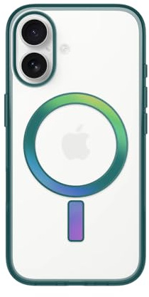 OtterBox Clear Case Series with MagSafe for iPhone 16, Shockproof, Drop Proof, Ultra-Slim, Protective Case, 3x Tested to Military Standard, Mallard