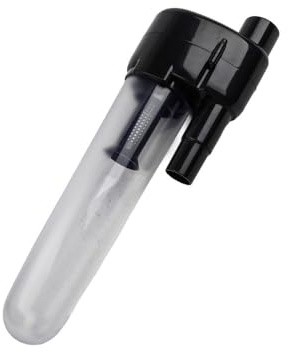 Wodsty Colector de polvo para aspiradora con filtro de alta eficiencia, diseño de cubo ciclónico externo, compatible con accesorio de 32 mm para una mejor succión y fácil limpieza, plástico negro
