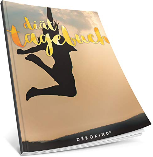 Dékokind® Diät-Tagebuch: Clevere 90 Tage Challenge zum Abnehmen || Das Abnehmtagebuch / Ernährungstagebuch zum Ausfüllen || C_18 „Glücklich“
