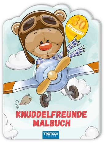 Trötsch Malbuch Knuddelfreunde-Malbuch: Malbuch Beschäftigungsbuch Ausmalbuch Stickerbuch