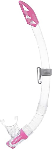 Cressi Gamma, Snorkel Unisex Adulto, Trasparente/Rosa, Taglia unica