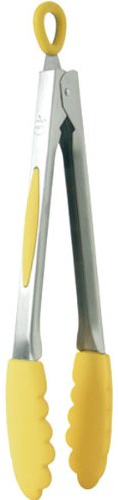 Mastrad - Pince de cuisine - Multi-fonction - Acier et Silicone Orange - MASTRAD