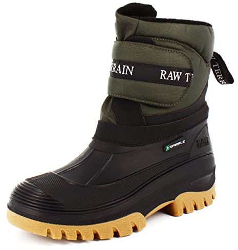Spirale Tommy Stivali da neve, Uomo, Verde (Verde 00500800), 38 EU (5 UK)