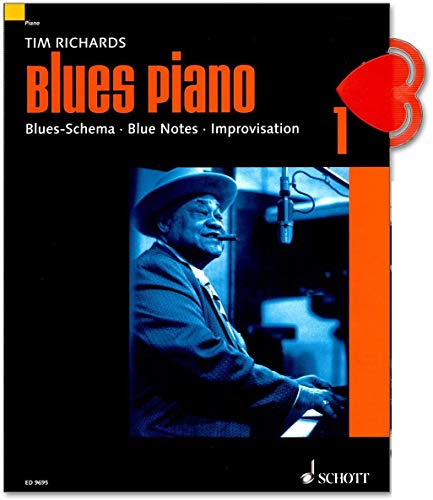 Blues Piano 1 von Tim Richards - Blues-Schema - Blue Notes - Improvisation - mit Online Audio, NK - Neuausgabe 2019 - ED9695 9783795757274