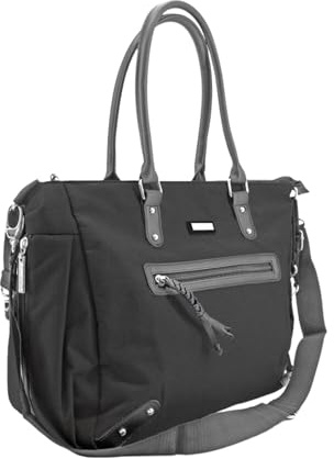 Vital Innovations GmbH Kalencom Handtasche Umhängetasche stilvolle Baby Wickeltasche mit Wickelauflage, Aufbewahrungsbeutel, Isoliertaschen und Halterung für Kinderwagen für Mama & Papa Paris