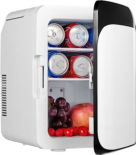 LooMar Minibar - Minibar Frigorifero - Piccolo frigorifero 10L Capacità - Mini Frigorifero Bar Modello - Bianco